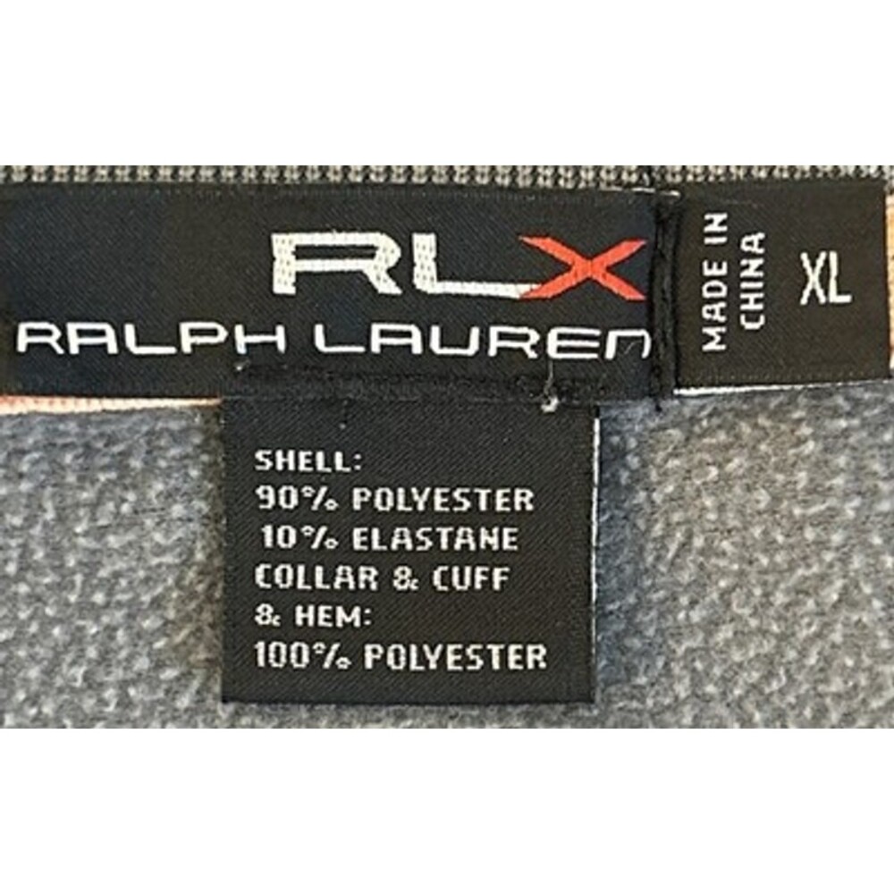 Ralph Lauren RLX 67 Tech Alpine Jacket Men XL Full Zip Golf Ski Hike Gray - Picture 6 of 13